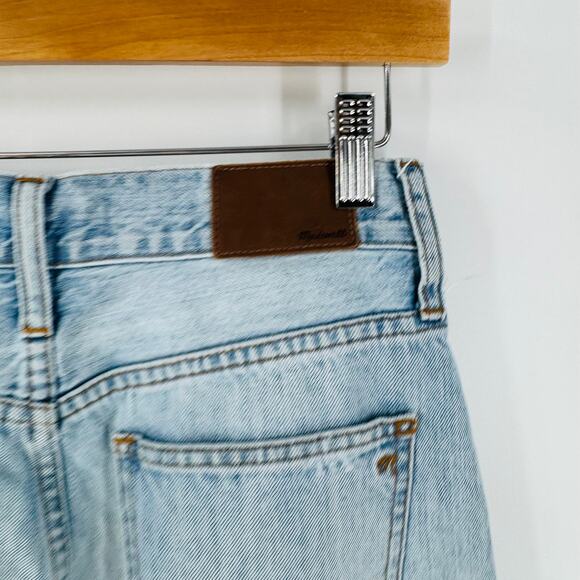 Madewell Perfect Summer Jeans Size 26 Light Wash High Rise Straight Leg - Picture 5 of 7
